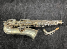 Original Silver Plate Frank Holton Alto Saxophone - Serial # 28387